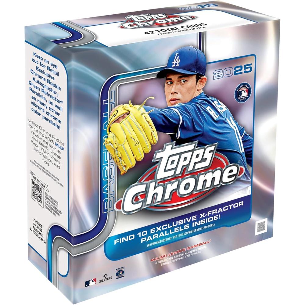 image2025 Topps Chrome Baseball  Factory Sealed  Mega Box