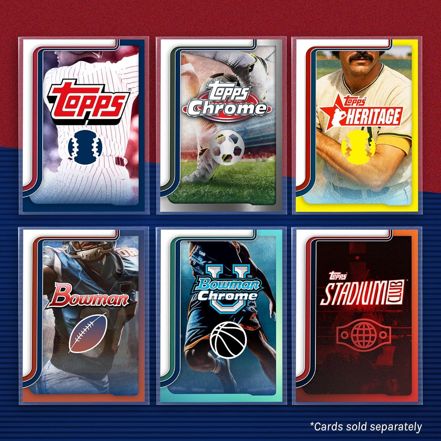 imageFanatics Collectibles Penny Sleeves 500 Count  Standard 25quot x 35quot Soft Card Sleeves for Trading Card Protection