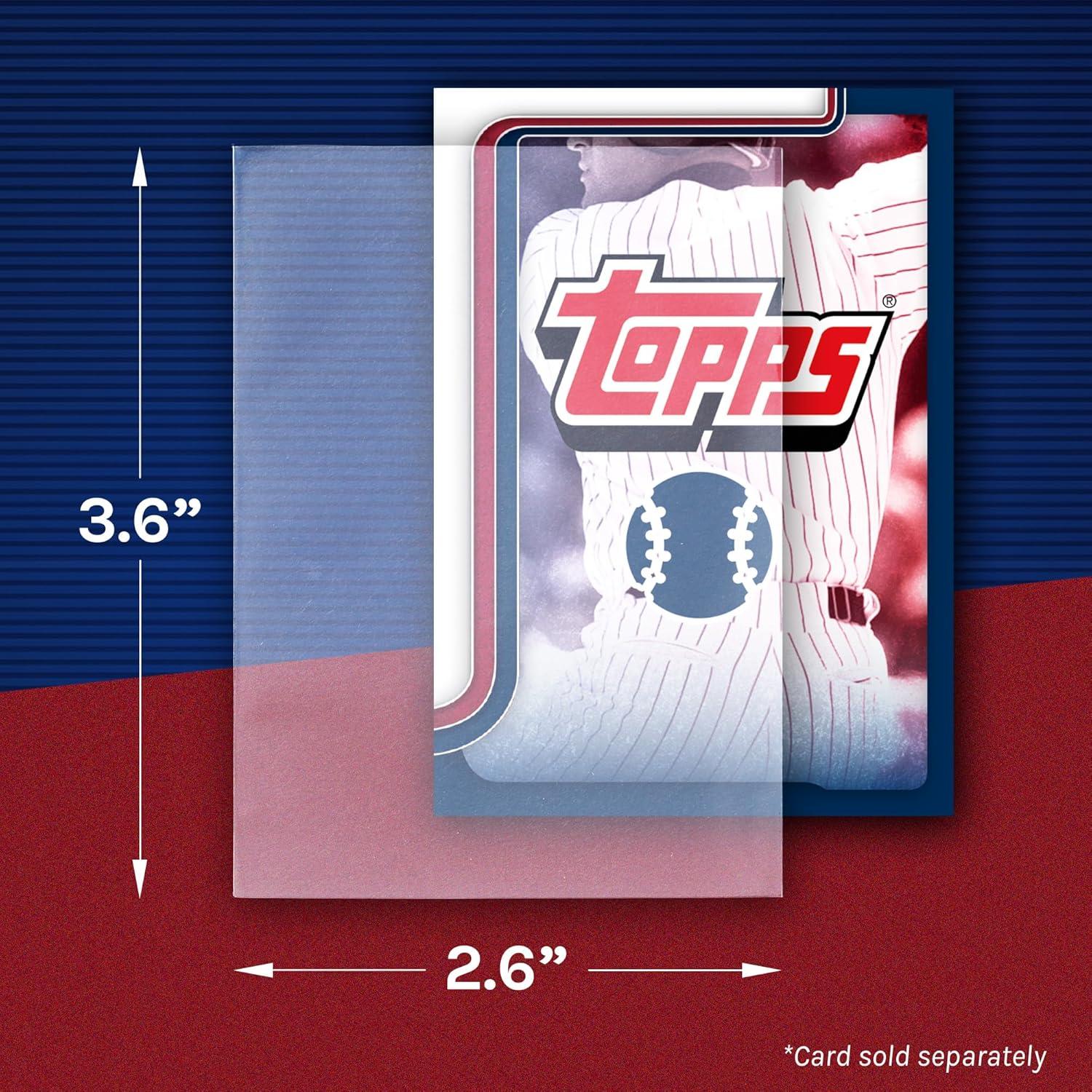 imageFanatics Collectibles Penny Sleeves 500 Count  Standard 25quot x 35quot Soft Card Sleeves for Trading Card Protection