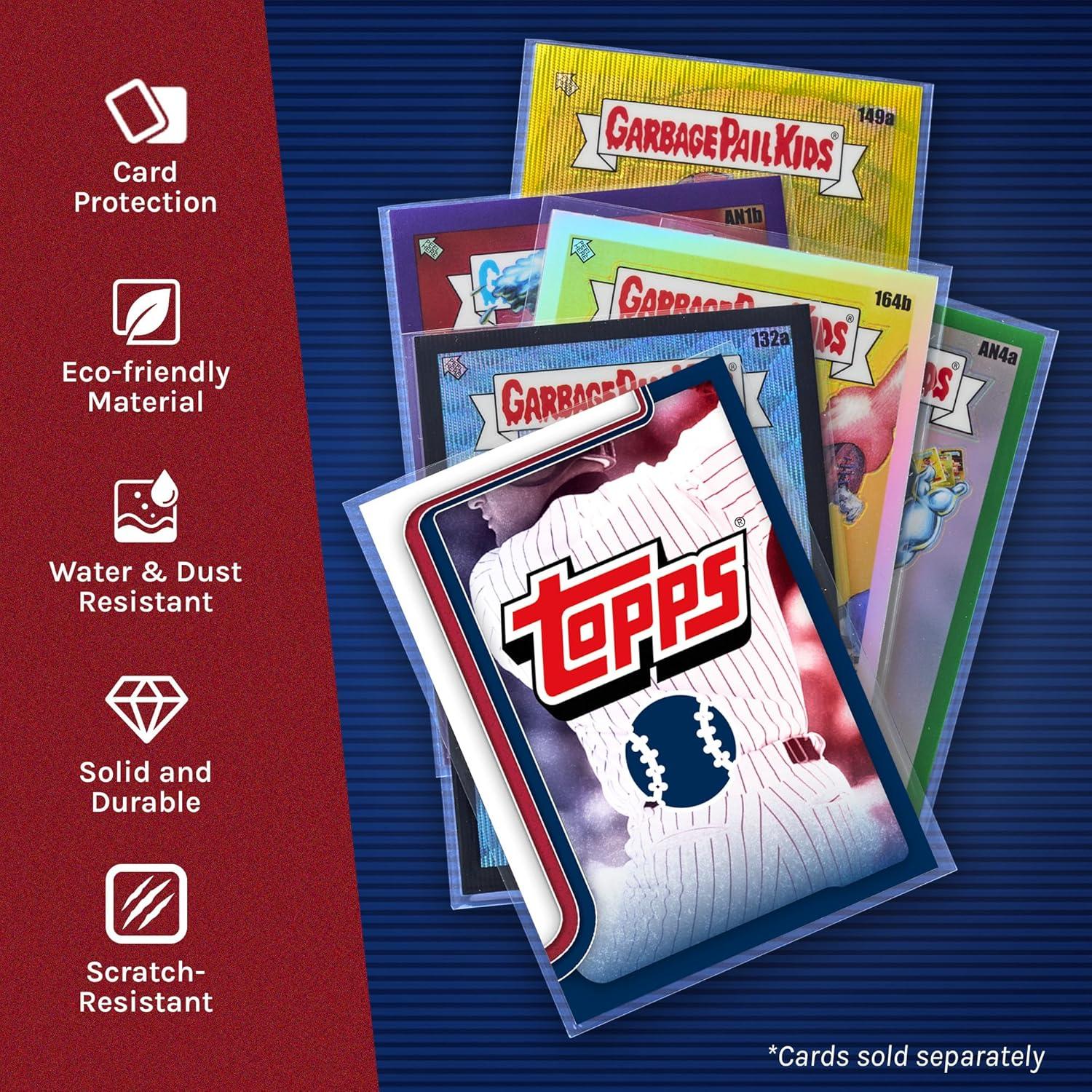 imageFanatics Collectibles Penny Sleeves 500 Count  Standard 25quot x 35quot Soft Card Sleeves for Trading Card Protection