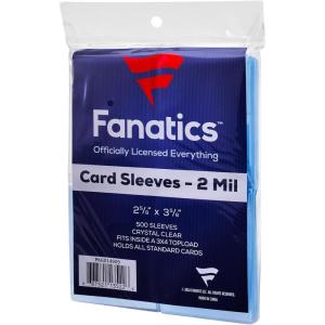 imageFanatics Collectibles Penny Sleeves 500 Count  Standard 25quot x 35quot Soft Card Sleeves for Trading Card Protection