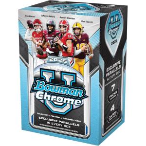 image2025 Bowman University Chrome Football  Factory Sealed  Value Box