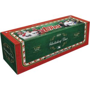 image2025 Topps Holiday Baseball  Factory Sealed  Mega BoxCollector Tins
