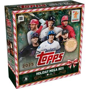 image2025 Topps Holiday Baseball  Factory Sealed  Mega BoxMega Box