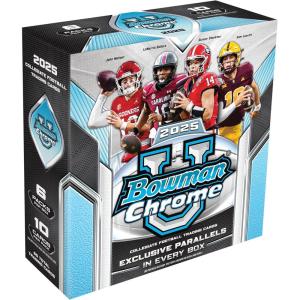 image2025 Bowman University Chrome Football  Factory Sealed  Mega Box