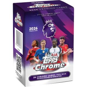 image2026 Topps Chrome Premier League Soccer  Factory Sealed  Value Box