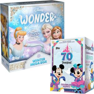 image2025 Topps Disney Wonder Mega Box amp Disneyland 70th Anniversary Value Box Set  Factory Sealed