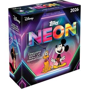 image2026 Topps Disney Neon  Factory Sealed  Mega Box