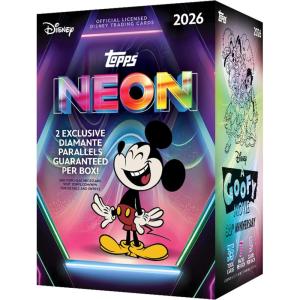 image2026 Topps Disney Neon  Factory Sealed  Value Box