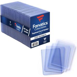 imageFanatics Collectibles 35pt 3x4 Top Loaders 25 Count  Standard Size Clear Rigid Card Holders for Trading Card Protection100