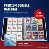 image:imageTopps Binder  9 Pocket Trading Card Binder Premium Durable Material 35 TopLoading Pages 450 Card Capacity Folder for Collectible Card Games Sports TCG WhiteBasketball