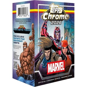 image:image2026 Topps Chrome Marvel Comics  Factory Sealed  Value Box